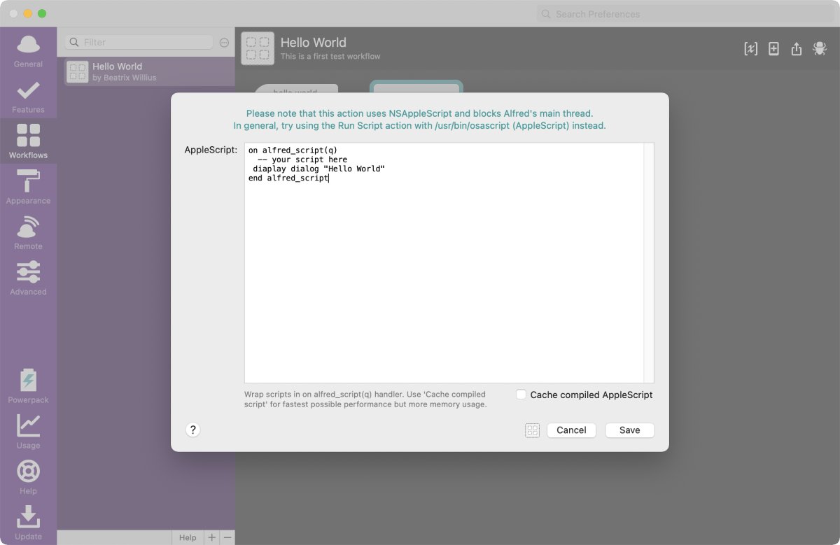 Adding typo to AppleScript