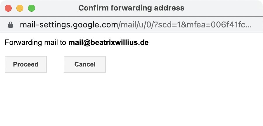 Start the confirmation