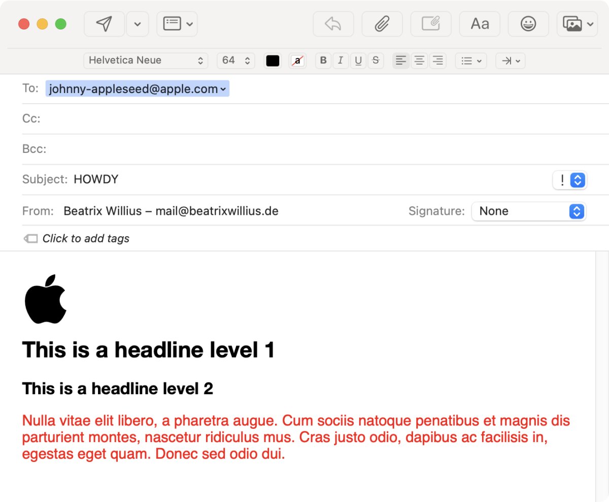 Email created with AppleScript and NSSharingService
