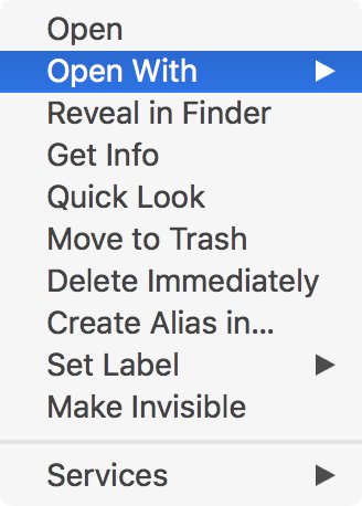 Find Any File search result with context menu