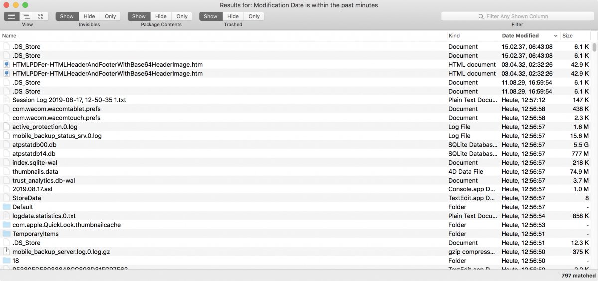Find Any File Search Result