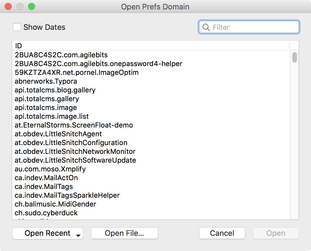 Prefs Editor Prefs Editor