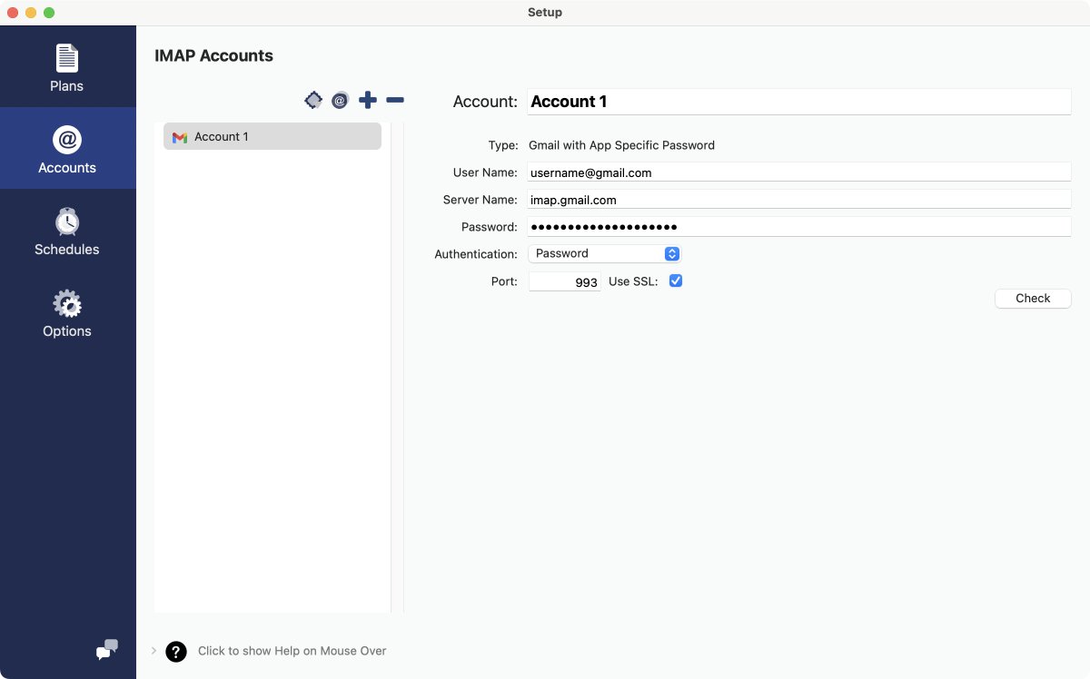 Finished Gmail account