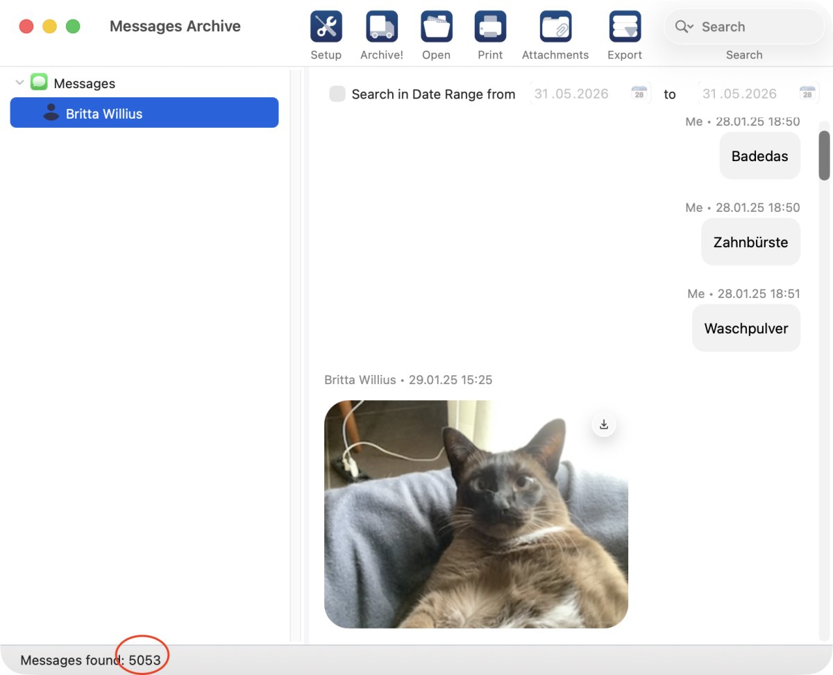 Messages in MAX Messages