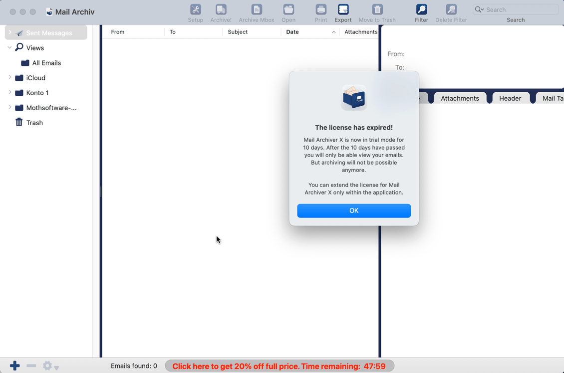 License expired for old license