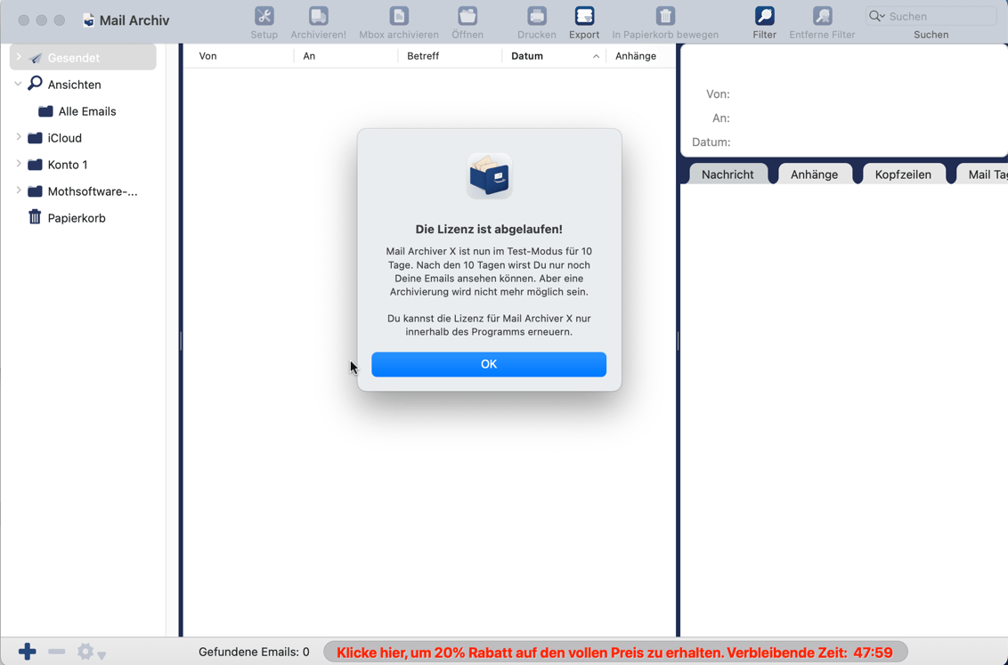 License expired for old license